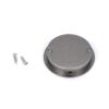 Pewter 60mm Art Deco Round Pull
