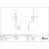 Pewter 16mm Monkeytail Espag - RH
