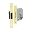 Jedo Oval Profile Deadlocks 65mm Polished Brass - By Frelan Hardware - JL1062PB