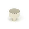 Polished Nickel Kelso Cabinet Knob - 25mm (No Rose)