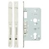 Zoo Hardware Din euro deadlock - backset 60mm - radius - Satin Stainless