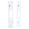 Zoo Hardware Spare Acc Pk for UK Dead Locks - *BLANK* - contains Forend, Strike and Fixing Screws - Chrome