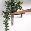 Narrow Art Deco Bracket Pewter (Sold in Pairs)