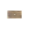 Rectangle Backplate for Cupboard Knobs Antique Brass