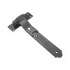 Hook and Band Hinge - Cranked 10" - 250mm Black