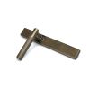 Burnished Brass Brompton Slimline Lever Espag. Latch Set