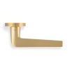 Valli David Chipperfield Lever on Round Rosette - Satin Brass PVD