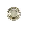 Old English Solid Brass Oval WC Turn and Release - Polished Nickel