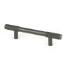 Aged Bronze Half Brompton Pull Handle - Small