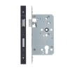 Zoo Hardware Din Euro Sashlock- Backset 60mm - 2 Pc Forend - Square - PVDBLK - Single Throw - Black