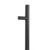 Matt Black SS (316) 0.9m Offset T Bar Handle Bolt Fix 32mm Ø