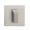 Tupai Rapido 5S Line WC Turn on 5mm Slimline Square Rose (bolt through fixing only) - Pearl Nickel