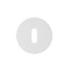 Zoo Hardware Standard Profile Escutcheon - Rosso Slim - 4mm - White