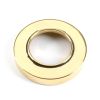 Aged Brass Brompton Lever on Rose Set (Plain) - Unsprung