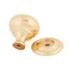 Polished Brass Mushroom Cabinet Knob 32mm