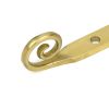 Polished Brass 10" Monkeytail Stay