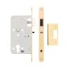72mm Satin Brass Din Euro Nightlatch Radiused 60mm Backset - By Frelan Hardware - JL-DNL60RSB