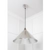 Hammered Nickel Hockley Pendant