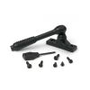 Matt Black Locking Reeded Fastener