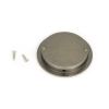 Pewter 75mm Art Deco Round Pull