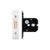 Zoo Hardware Flat Dead lock - 64mm C/W Stainless Steel Forend and Strike