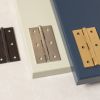 Millhouse Brass Cabinet Butt Hinges 50mm x 28mm x 2mm - Satin Brass (Pair)