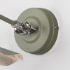 Smooth Nickel Flora Wall Light in Tump
