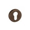 Forme Euro Escutcheons on Minimal Round Rose - Urban Bronze (Pair)