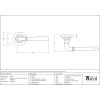 Matt Black Newbury Lever on Rose Set (Plain)