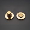 Hammered Knurlmond Thumb Turn & Release Aged Brass