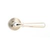 Polished Nickel Newbury Lever on Rose Set (Beehive) - Unsprung