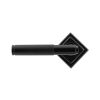 Black Brompton Lever on Rose Set (Square) - Unsprung