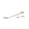 Polished Nickel Art Deco 10" Stay