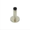 Burlington Knurled Wall Mounted Doorstops Plain Rose Polished Nickel - By Frelan Hardware - BUR-968PN-971PN
