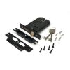 Black 5" Horizontal 3 Lever Sash Lock