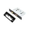 Black 2½" Bathroom Mortice Lock