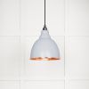 Hammered Copper Brindley Pendant in Birch