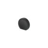 Millhouse Brass Eiffel Knurled Finger Pull Cabinet Knob Handle - Matt Black