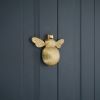 Bumble Bee Door Knocker Polished Brass