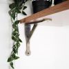 Penny Gallow Shelf Bracket Matt Antique (Sold in Pairs)
