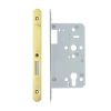 Zoo Hardware Din Euro Deadlock- Backset 60mm - 2 Pc Forend - Radius - PVDG - Single Throw - Gold