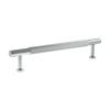 Millhouse Brass Battersea Linear T-Bar Cabinet Pull Handle 160mm - Polished Chrome