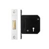 Zoo Hardware British Standard 5 Lever Deadlock - 80mm c/w Esc - Chubb Retro Fit 3G114 - Satin Stainless