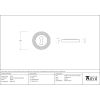 Pewter Round Escutcheon (Beehive)