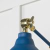 Hammered Brass Brindley Wall Light in Upstream