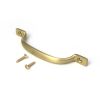 Satin Brass Slim Sash Pull