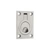 Zoo Hardware Flush Ring Pull - 62 x 44mm - Satin Stainless