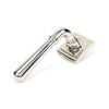 Polished Nickel Newbury Lever on Rose Set (Square) - Unsprung