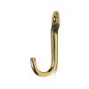 Aged Brass Traditional Coat Hook