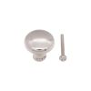 Mushroom 32mm Cupboard Knob Polished Nickel